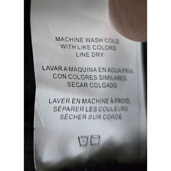 Black & White Buffalo Check Sherpa Fleece Vest Zip Front soft warm cottagecore - Picture 5 of 6